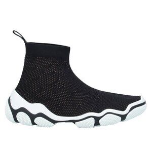 RED(V) Valentino Black Glam Run Sock Sneaker Boots – Size 39 / 9 – NIB